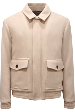 PESERICO SIGN Heren, Jassen, Wit, Maat: XL Wol
