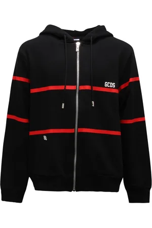 GCDS Heren, Sweatshirts & Hoodies, Zwart, Maat: L