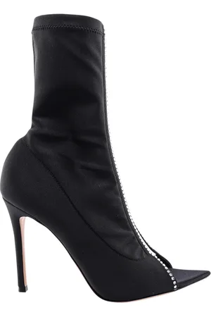 Gianvito Rossi Dames, Schoenen, Zwart, Maat: 39 1/2 EU Satijn