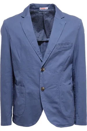 sun68 Heren, Jassen, Blauw, Maat: M Katoen