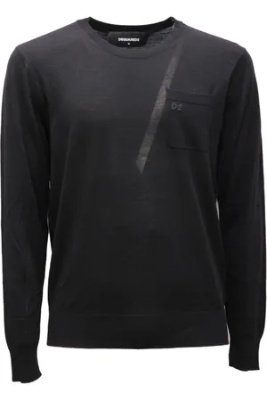 Dsquared2 Heren, Truien, Zwart, Maat: M Wol