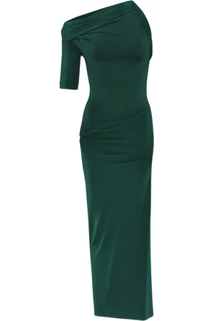 Jacquemus Dames, Jurken, Groen, Maat: L Viscose
