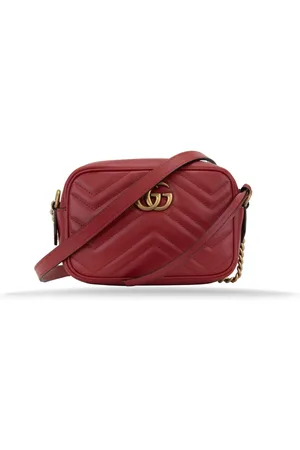 Gucci Dames, Tassen, Rood, Maat: ONE Size Leer