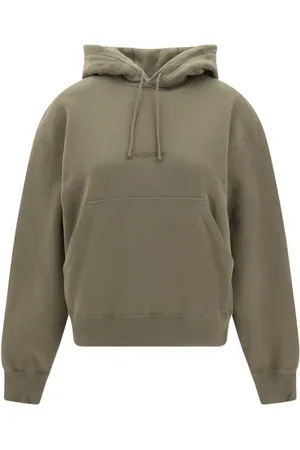 Saint Laurent Dames, Sweatshirts & Hoodies, Groen, Maat: M Katoen