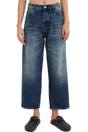 haikure Dames, Jeans, Blauw, Maat: W27 Katoen