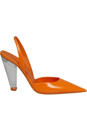 3Juin Dames, Schoenen, Oranje, Maat: 39 EU Leer
