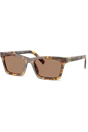 Miu Miu Dames, Accessoires, Bruin, Maat: 55 MM