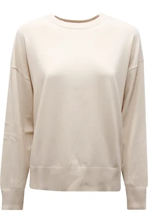 Max Mara Dames, Truien, Wit, Maat: M Viscose