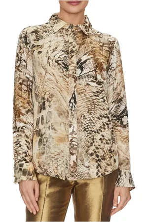 Guess Dames, Blouses & Shirts, Veelkleurig, Maat: XL Viscose