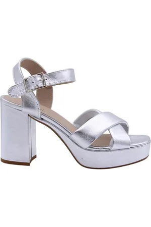 E mia Dames, Schoenen, Grijs, Maat: 38 EU