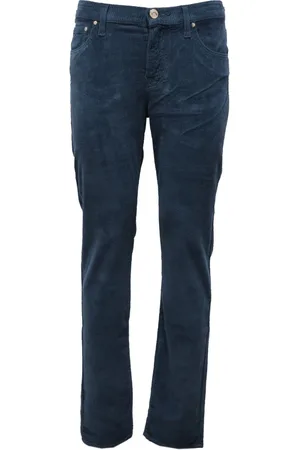 Jacob Cohen Dames, Broeken, Blauw, Maat: W32 Katoen