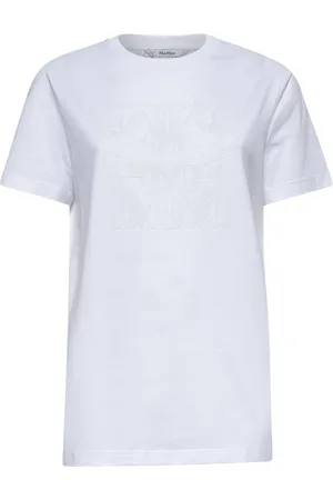 Max Mara Dames, Tops, Wit, Maat: L Katoen