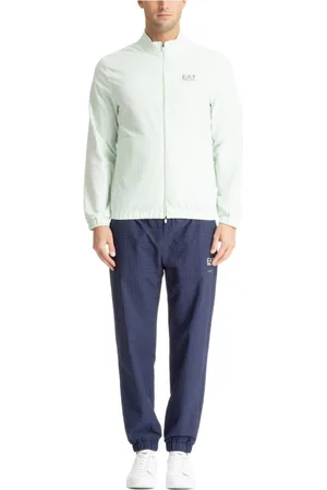 EA7 Heren, Sport, Blauw, Maat: M Poliester