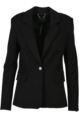 Guess Dames, Jassen, Zwart, Maat: M Leer