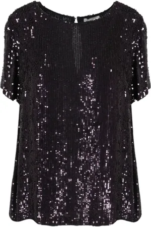P.A.R.O.S.H. Dames, Blouses & Shirts, Paars, Maat: M Viscose