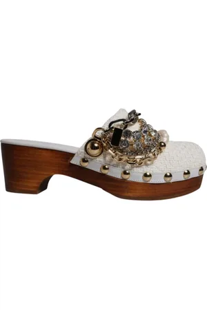 Dolce & Gabbana Dames, Schoenen, Wit, Maat: 35 1/2 EU Katoen