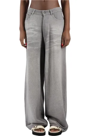 Acne Studios Dames, Jeans, Grijs, Maat: XS Katoen