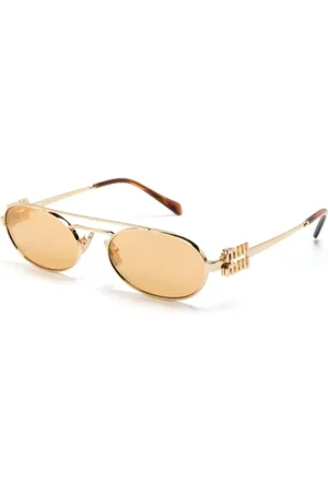 Miu Miu Dames, Accessoires, Geel, Maat: 53 MM