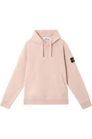 Stone Island Heren, Sweatshirts & Hoodies, Roze, Maat: XL Katoen