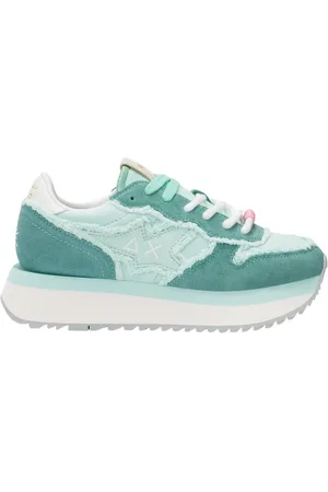 sun68 Dames, Schoenen, Groen, Maat: 40 EU Leer