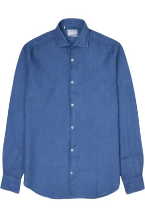 BROOKSFIELD Heren, Overhemden, Blauw, Maat: 3XL