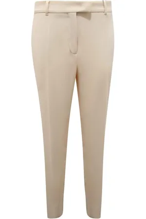 Max Mara Dames, Broeken, Wit, Maat: M