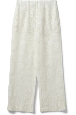 Sofie Schnoor Dames, Broeken, Wit, Maat: XL