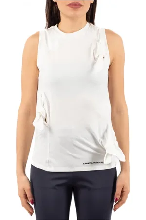 Elisabetta Franchi Dames, Tops, Wit, Maat: XS