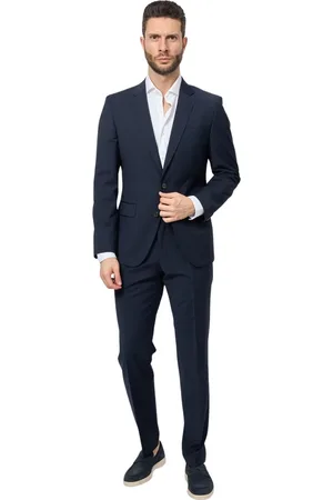 HUGO BOSS Heren, Pakken, Blauw, Maat: M