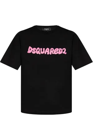 Dsquared2 Dames, Tops, Zwart, Maat: L Katoen
