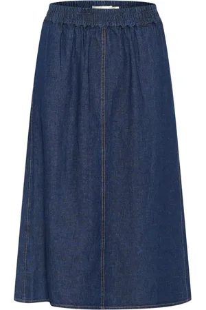 INWEAR Dames, Rokken, Blauw, Maat: 2XS Denim