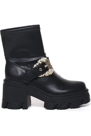 VERSACE Dames, Schoenen, Zwart, Maat: 35 EU