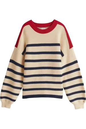 Tommy Hilfiger Dames, Truien, Veelkleurig, Maat: L Katoen