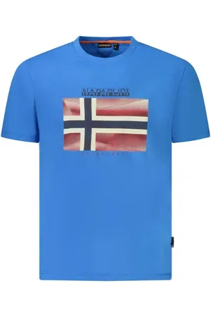 Napapijri Heren, Tops, Blauw, Maat: XL Katoen