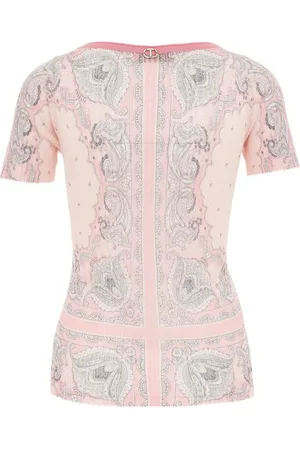 Twin-Set Dames, Tops, Roze, Maat: XS Katoen