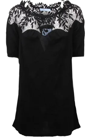BLUMARINE Dames, Tops, Zwart, Maat: S