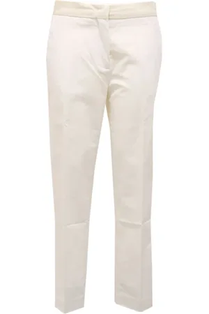 Moncler Dames, Broeken, Wit, Maat: 2XS