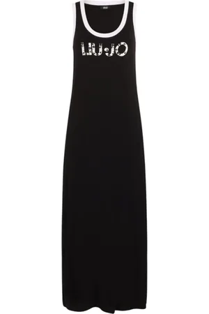 Liu Jo Dames, Jurken, Zwart, Maat: M Viscose