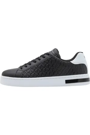 Armani Exchange Heren, Schoenen, Zwart, Maat: 41 EU Leer