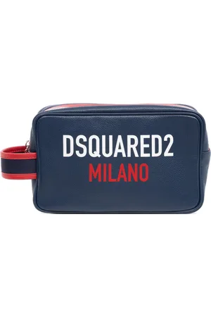 Dsquared2 Heren, Tassen, Blauw, Maat: ONE Size Leer