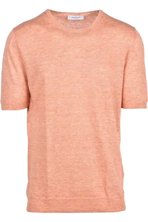Gran Sasso Heren, Truien, Oranje, Maat: 3XL Linnen