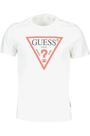 Guess Heren, Tops, Wit, Maat: 2XL Katoen
