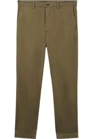 Brooks Brothers Heren, Broeken, Groen, Maat: W42 Katoen