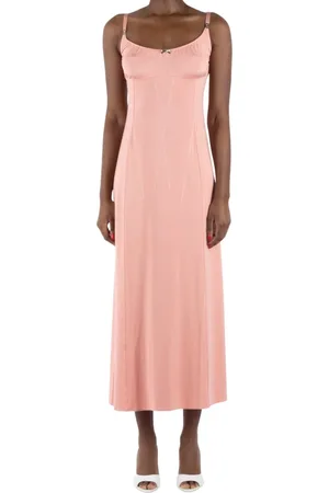 Paco rabanne Dames, Jurken, Oranje, Maat: S Viscose