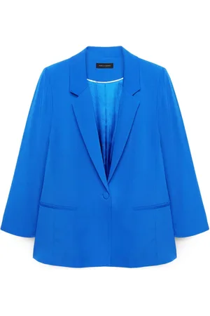 Fiorella rubino Dames, Jassen, Blauw, Maat: 6XL Poliester