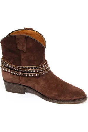 Via Roma Dames, Schoenen, Bruin, Maat: 40 1/2 EU Suède