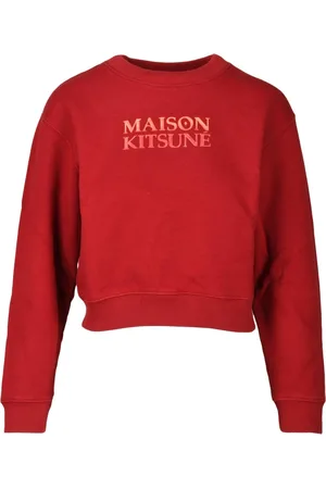 Maison Kitsuné Dames, Truien, Rood, Maat: S Katoen