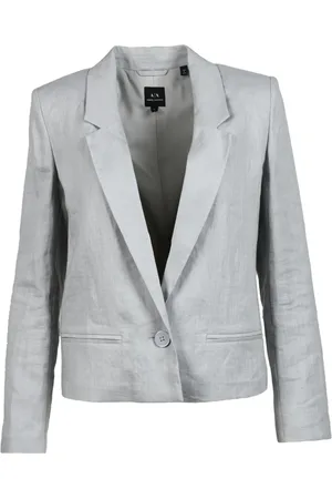 Armani Exchange Dames, Jassen, Grijs, Maat: XS Katoen