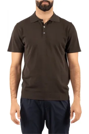 Daniele Fiesoli Heren, Tops, Bruin, Maat: M