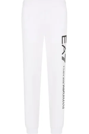 EA7 Heren, Broeken, Wit, Maat: 2XL